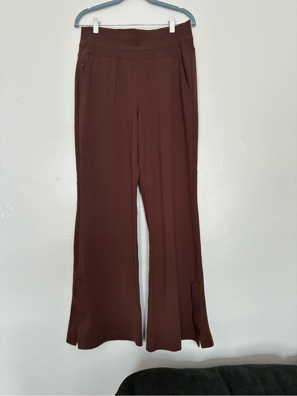 Athleta brown flare pants